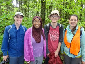 Nick, Baaqeyah, Brendan and Annette in Appalachians