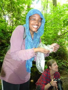 Baaqeyah in the field in North Carolina